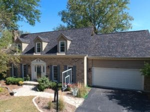 Home in Buffalo Grove Roof Replacement with Black Sable Colored Asphalt Shingles