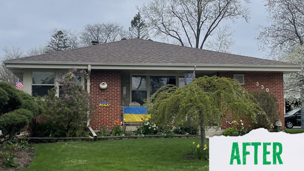 Completed Residential Roofing Job in Tinley Park Illinois