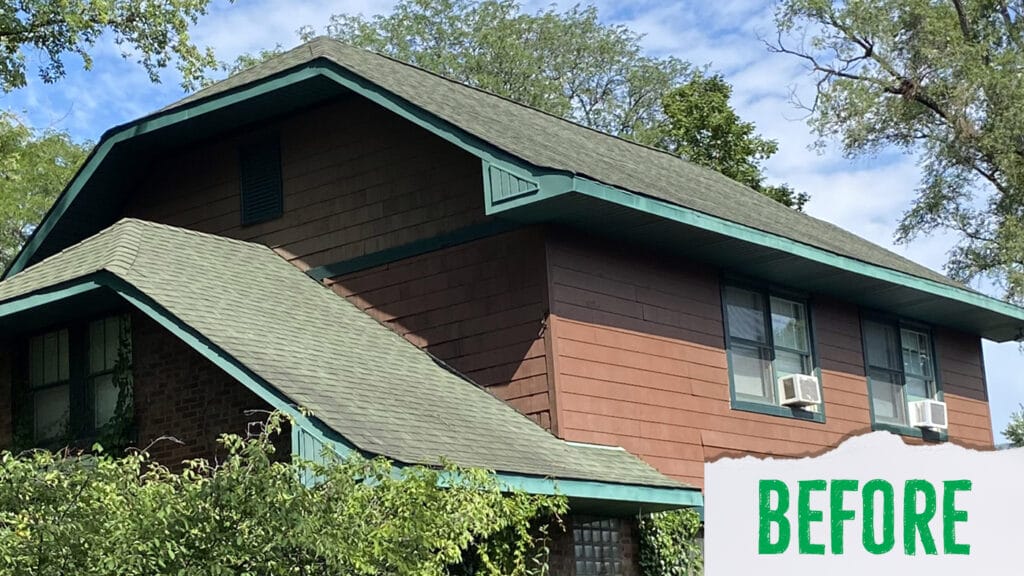old and damaged roof needing a replacement in western springs, illinois